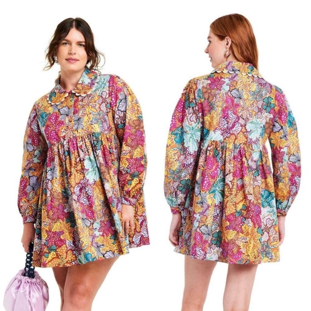 Kika Vargas x Target Anemone Floral Babydoll Dress